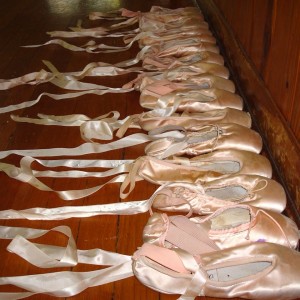 first pointe shoes