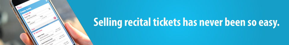 Selling recital tickets has never been so easy.