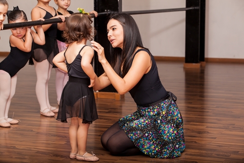 Teaching dance